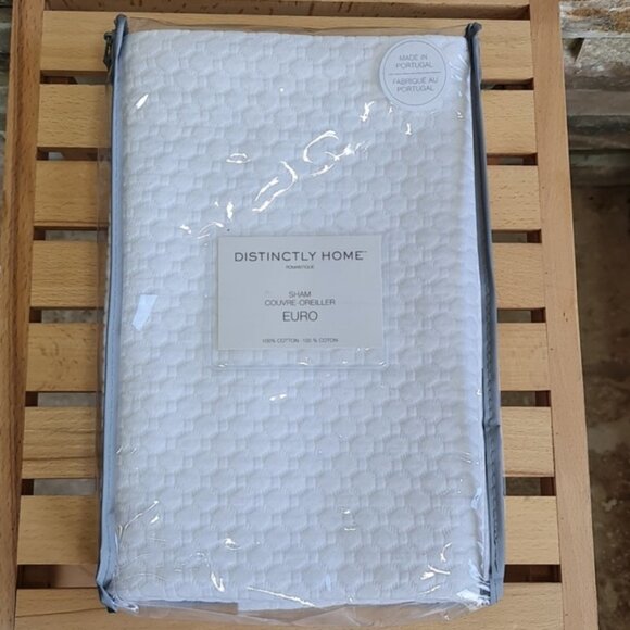 Romantique Honeycomb Cotton Pillow Sham - Picture 4 of 7